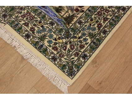 Perser Teppich "Isfahan" mit Seide 172x115 cm