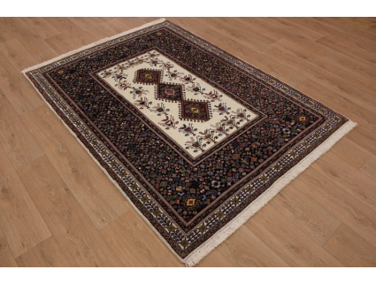 Persian carpet "Ghashghai" pure Wool 215x158 cm Beige