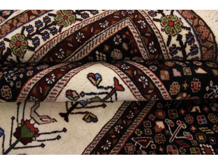 Persian carpet "Ghashghai" pure Wool 215x158 cm Beige