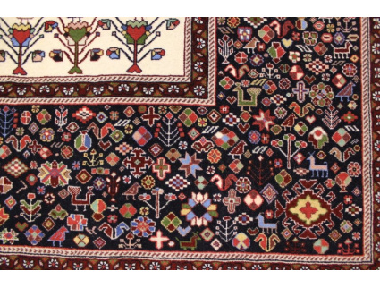 Persian carpet "Ghashghai" pure Wool 215x158 cm Beige