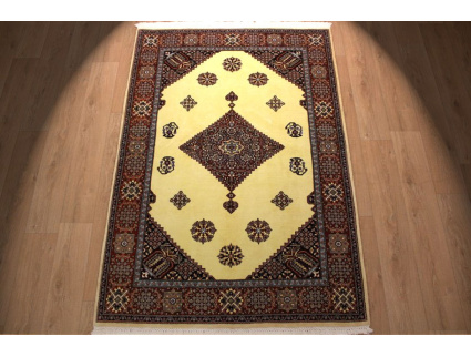 Persian carpet "Ghom" virgin wool 210x145 cm