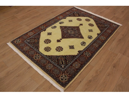 Persian carpet "Ghom" virgin wool 210x145 cm