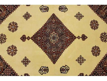 Persian carpet "Ghom" virgin wool 210x145 cm