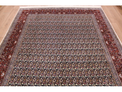 Hand-knotted Persian carpet "Moud" with silk 345x245 cm