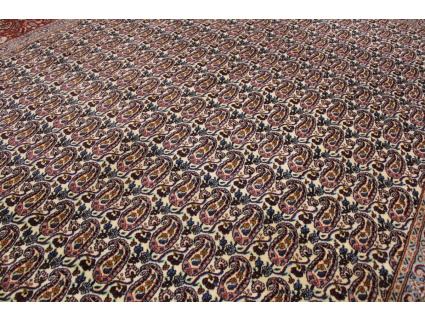 Hand-knotted Persian carpet "Moud" with silk 345x245 cm