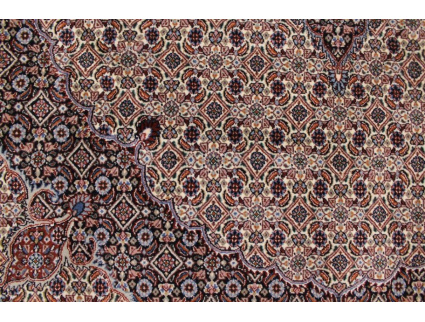 Persian carpet "Moud" with silk 290x205 cm Beige