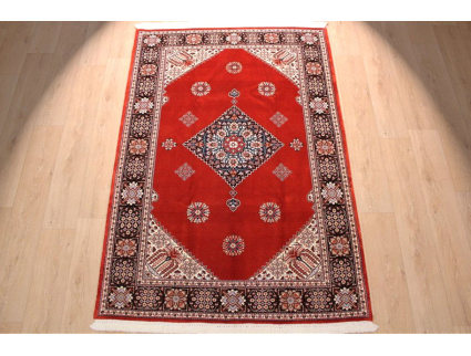 Persian carpet "Ghom" virgin wool 210x142 cm