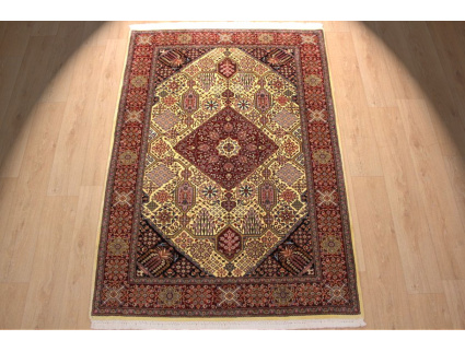 Persian carpet "Ghom" virgin wool 205x145 cm