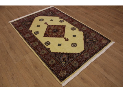 Persian carpet "Ghom" virgin wool 210x145 cm