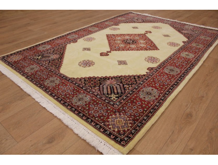 Persian carpet "Ghom" virgin wool 210x145 cm