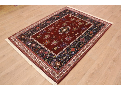 Persian carpet "Ghashghai" pure wool 210x155 cm