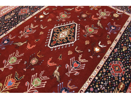 Persian carpet "Ghashghai" pure wool 210x155 cm