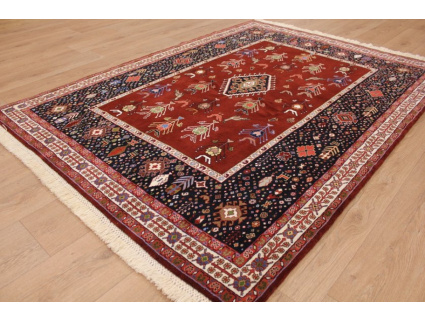 Persian carpet "Ghashghai" pure wool 210x155 cm