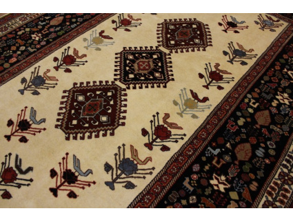 Persian carpet "Ghashghai" pure wool 210x155 cm