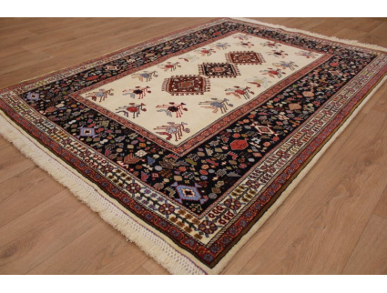 Persian carpet "Ghashghai" pure wool 210x155 cm