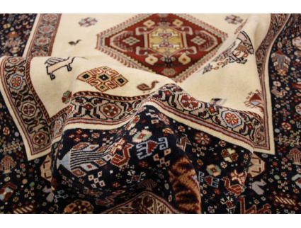 Persian carpet "Ghashghai" pure wool 217x145 cm