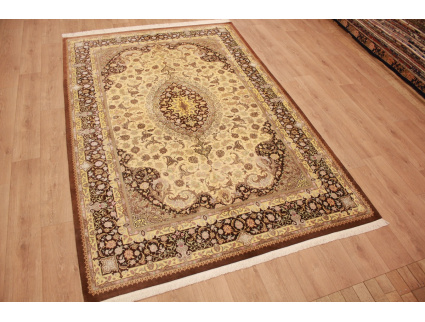 Persian carpet Ghom pure silk 306x200 cm