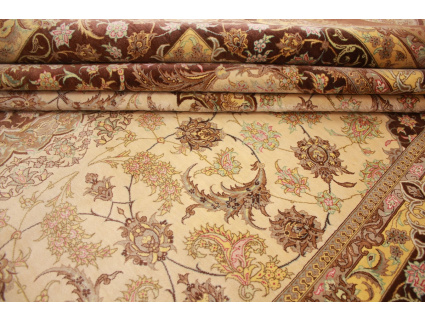 Persian carpet Ghom pure silk 306x200 cm