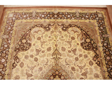 Persian carpet Ghom pure silk 306x200 cm