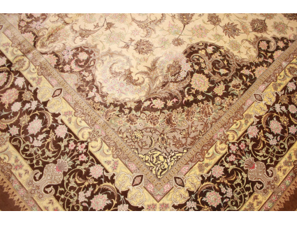 Persian carpet Ghom pure silk 306x200 cm