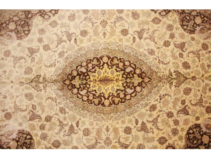 Persian carpet Ghom pure silk 306x200 cm