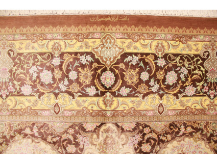 Persian carpet Ghom pure silk 306x200 cm