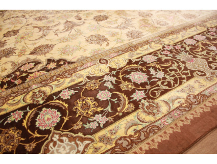 Persian carpet Ghom pure silk 306x200 cm