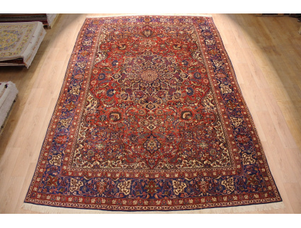 Antiker Perserteppich Isfahan ca. 70 Jahre alt 459x300 cm Rot