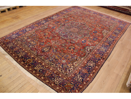 Antiker Perserteppich Isfahan ca. 70 Jahre alt 459x300 cm Rot