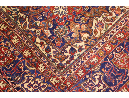 Antiker Perserteppich Isfahan ca. 70 Jahre alt 459x300 cm Rot