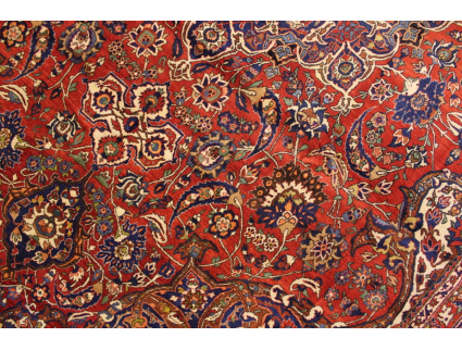 Antiker Perserteppich Isfahan ca. 70 Jahre alt 459x300 cm Rot