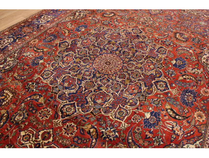 Antiker Perserteppich Isfahan ca. 70 Jahre alt 459x300 cm Rot