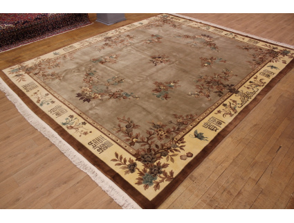 Oriental carpet "China" oversize 488x411 cm Grey