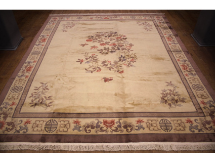 Chinesischer Teppich XXL 488x411 cm Beige