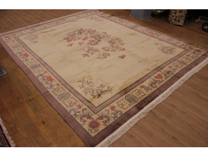 Chinesischer Teppich XXL 488x411 cm Beige