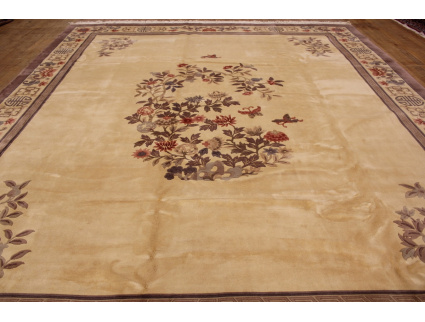 Chinesischer Teppich XXL 488x411 cm Beige