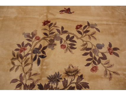 Chinesischer Teppich XXL 488x411 cm Beige