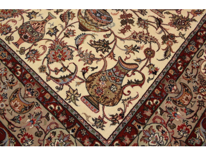 Persian carpet Mashad with silk 295x200 cm