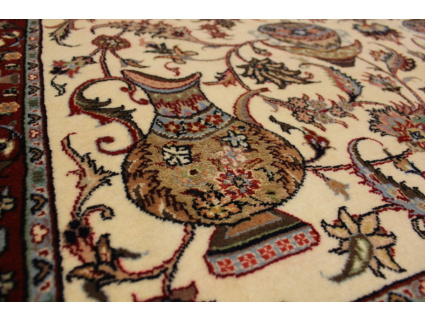 Persian carpet Mashad with silk 295x200 cm