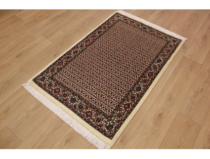 Persian carpet "Bijar" with Silk 140x95 cm oriental rug