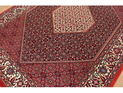 Persian carpet "Bijar" with Silk 131x96 cm oriental rug