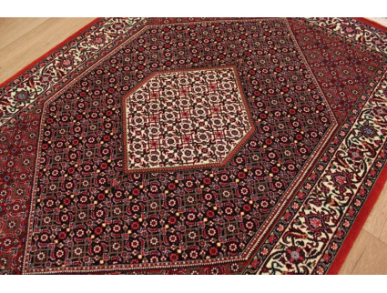 Persian carpet "Bijar" with Silk 131x96 cm oriental rug