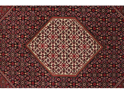 Persian carpet "Bijar" with Silk 131x96 cm oriental rug