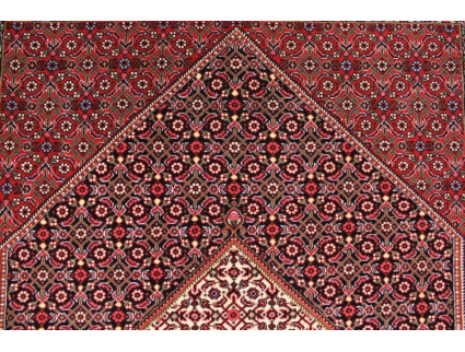 Persian carpet "Bijar" with Silk 131x96 cm oriental rug