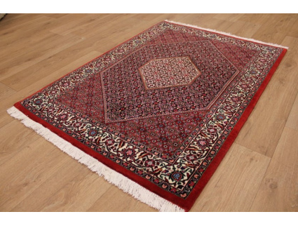 Persian carpet "Bijar" with Silk 131x96 cm oriental rug