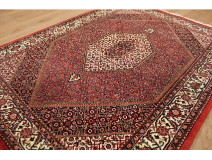 Perserteppich "Bijar" Orient Teppich mit Seide 145x105 cm