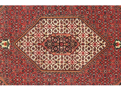 Persian carpet "Bijar" with Silk 145x105 cm