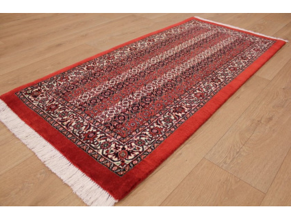 Persian carpet "Bijar" with Silk 150x72 cm oriental rug