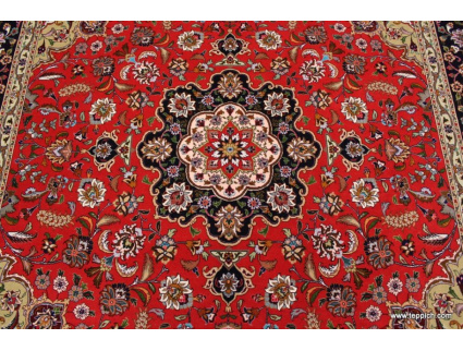 Quadratischer Perserteppich Tabriz 207x200 cm