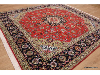 Quadratischer Perserteppich Tabriz 207x200 cm